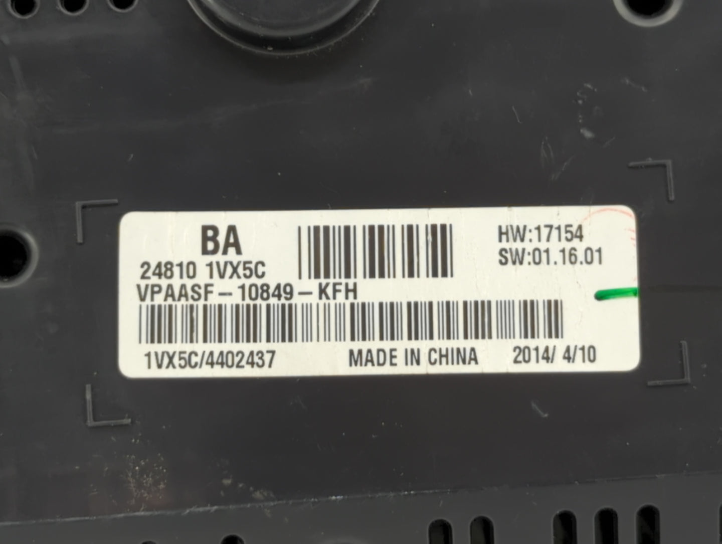 2012-2015 Nissan Rogue Instrument Cluster Speedometer Gauges P/N:24810 1VX5C Miles: Fits Fits 2012 2013 2014 2015 OEM Used A