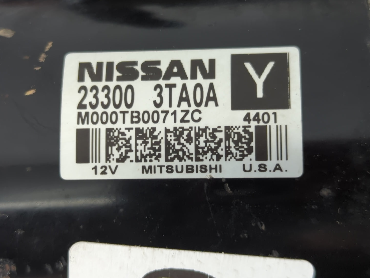 2014-2015 Nissan Rogue Car Starter Motor Solenoid OEM P/N:M000TB0071ZC 23300 3TA0A Fits Fits 2013 2014 2015 2016 2017 2018 O
