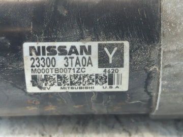 2014-2015 Nissan Rogue Car Starter Motor Solenoid OEM P/N:M000TB0072ZC 23300 3TA0A Fits Fits 2013 2014 2015 2016 2017 2018 OEM Used Auto Parts