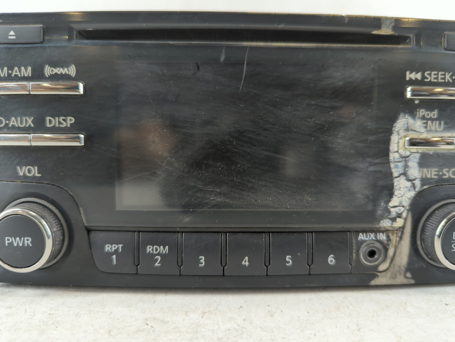 2012-2015 Nissan Rogue Radio AM FM Cd Player Receiver Replacement P/N:28185 1VX2A Fits Fits 2012 2013 2014 2015 OEM Used Aut