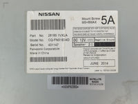 2012-2015 Nissan Rogue Radio AM FM Cd Player Receiver Replacement P/N:28185 1VX2A Fits Fits 2012 2013 2014 2015 OEM Used Aut
