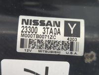 2014-2015 Nissan Rogue Car Starter Motor Solenoid OEM P/N:23300 3TA0A Fits Fits 2013 2014 2015 2016 2017 2018 OEM Used Auto 