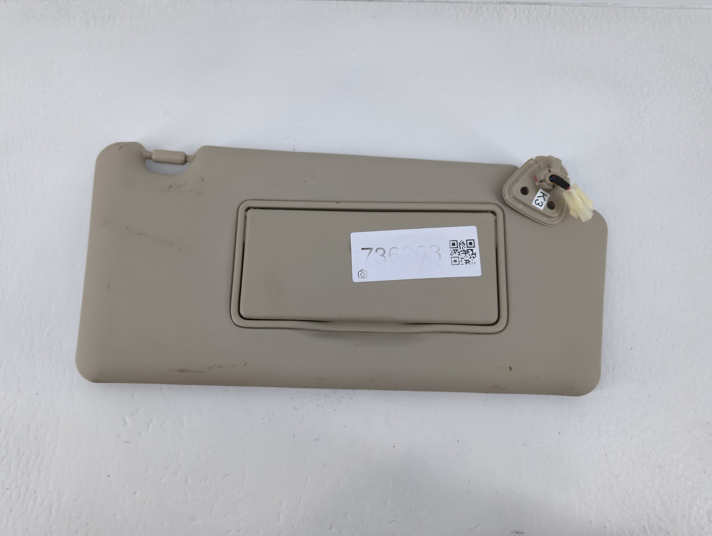 2008-2015 Nissan Rogue Sun Visor Shade Replacement Passenger Right Mirror Fits Fits 2008 2009 2010 2011 2012 2013 2014 2015 
