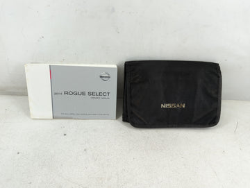 2014 Nissan Rogue Select Owners Manual Book Guide P/N:OM14E00S35U0 OEM Used Auto Parts - Oemusedautoparts1.com