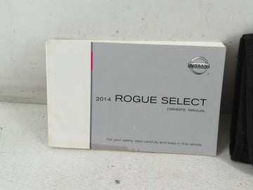 2014 Nissan Rogue Select Owners Manual Book Guide P/N:OM14E00S35U0 OEM Used Auto Parts