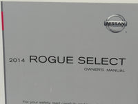2014 Nissan Rogue Select Owners Manual Book Guide P/N:OM14E00S35U0 OEM Used Auto Parts - Oemusedautoparts1.com
