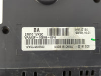 2014 Nissan Rogue Select Instrument Cluster Speedometer Gauges P/N:24810 1VX0A 24810 1VX5C, 24810 1VX5A Fits Fits 2012 2013 