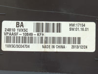 2014 Nissan Rogue Select Instrument Cluster Speedometer Gauges P/N:24810 1VX5C Fits Fits 2012 2013 2015 OEM Used Auto Parts 