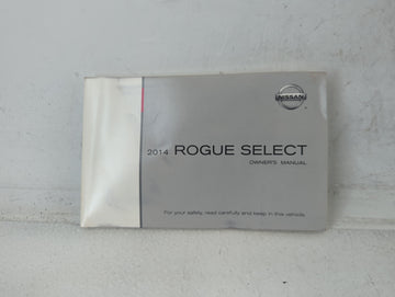 2014 Nissan Rogue Select Owners Manual Book Guide P/N:OM14E00S35U0 OEM Used Auto Parts