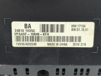 2014 Nissan Rogue Select Instrument Cluster Speedometer Gauges P/N:VPAASF-10849-KFH 24810-1VX5C Fits Fits 2012 2013 2015 OEM