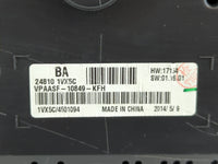 2014 Nissan Rogue Select Instrument Cluster Speedometer Gauges P/N:VPAASF-10849-KFH 24810 1VX5C Miles: Fits Fits 2012 2013 2