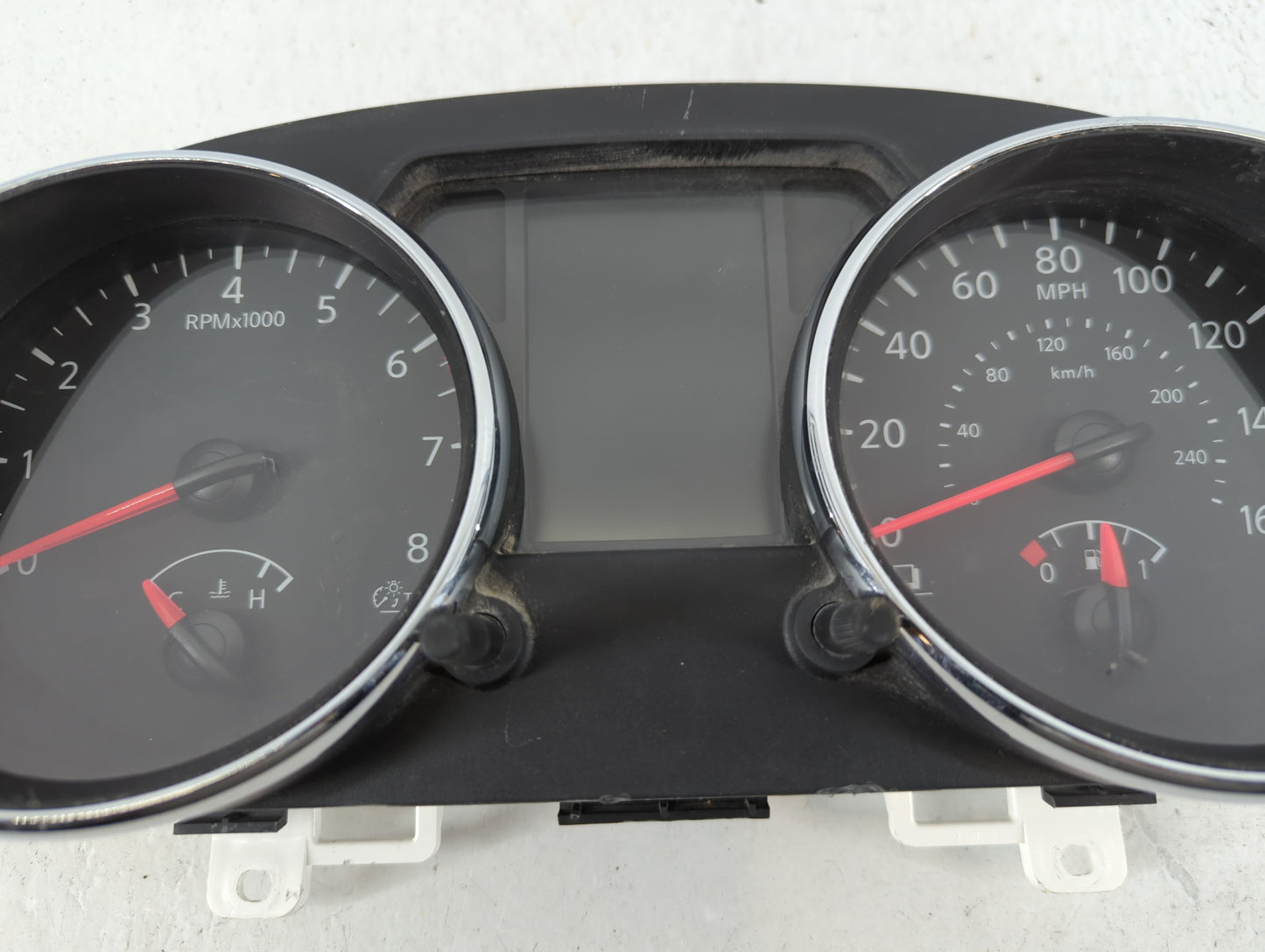 2014 Nissan Rogue Select Instrument Cluster Speedometer Gauges P/N:24810 1VX5C Fits OEM Used Auto Parts - Oemusedautoparts1.