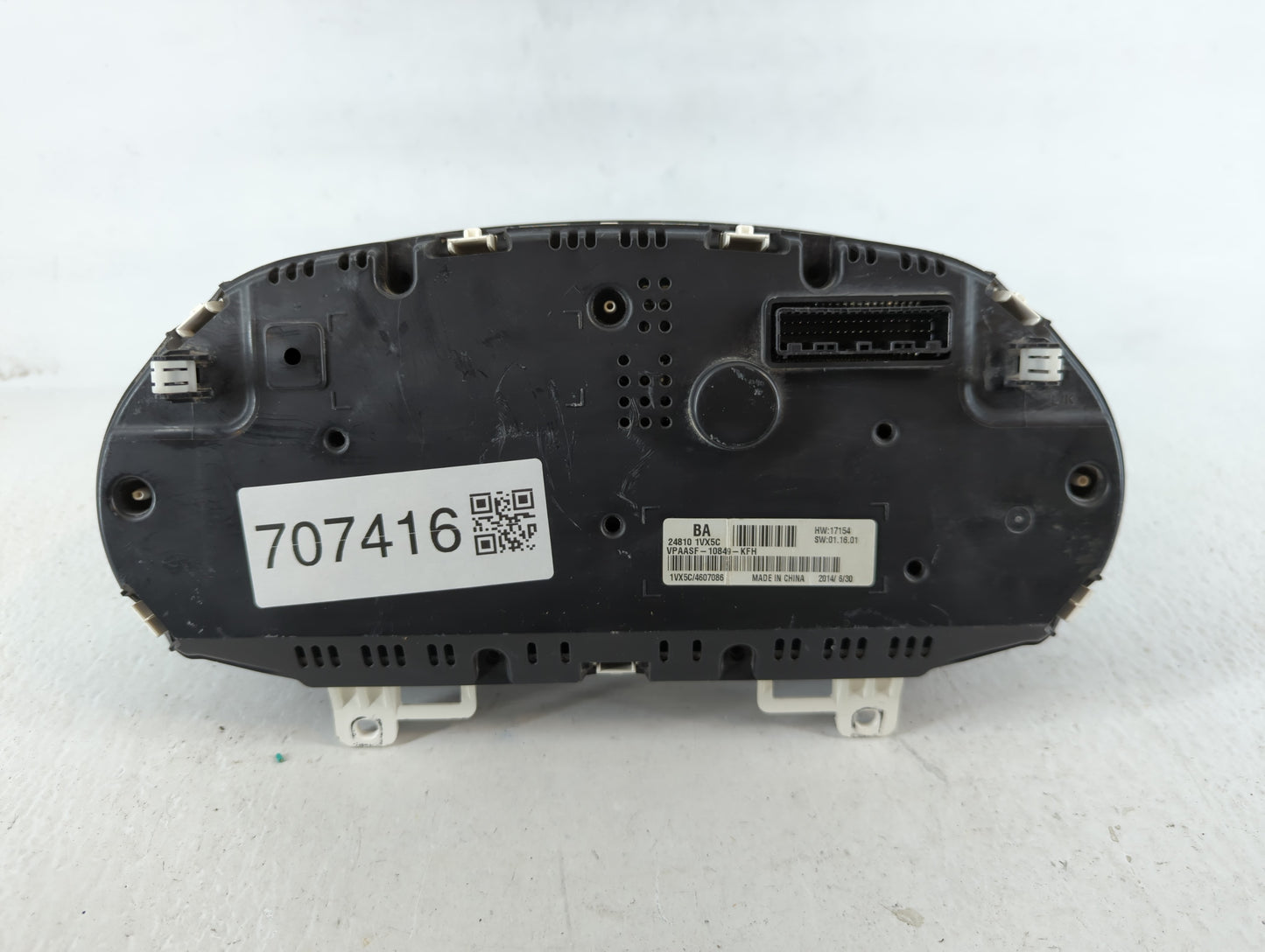 2014 Nissan Rogue Select Instrument Cluster Speedometer Gauges P/N:24810 1VX5C Fits OEM Used Auto Parts - Oemusedautoparts1.