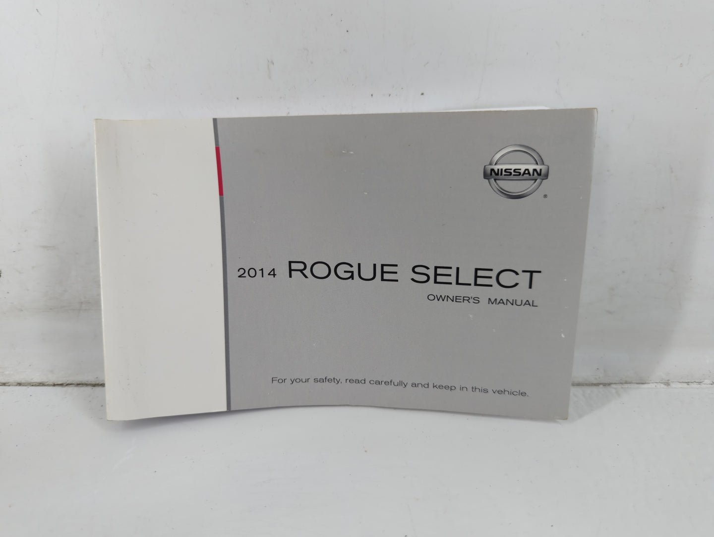 2014 Nissan Rogue Select Owners Manual Book Guide OEM Used Auto Parts - Oemusedautoparts1.com