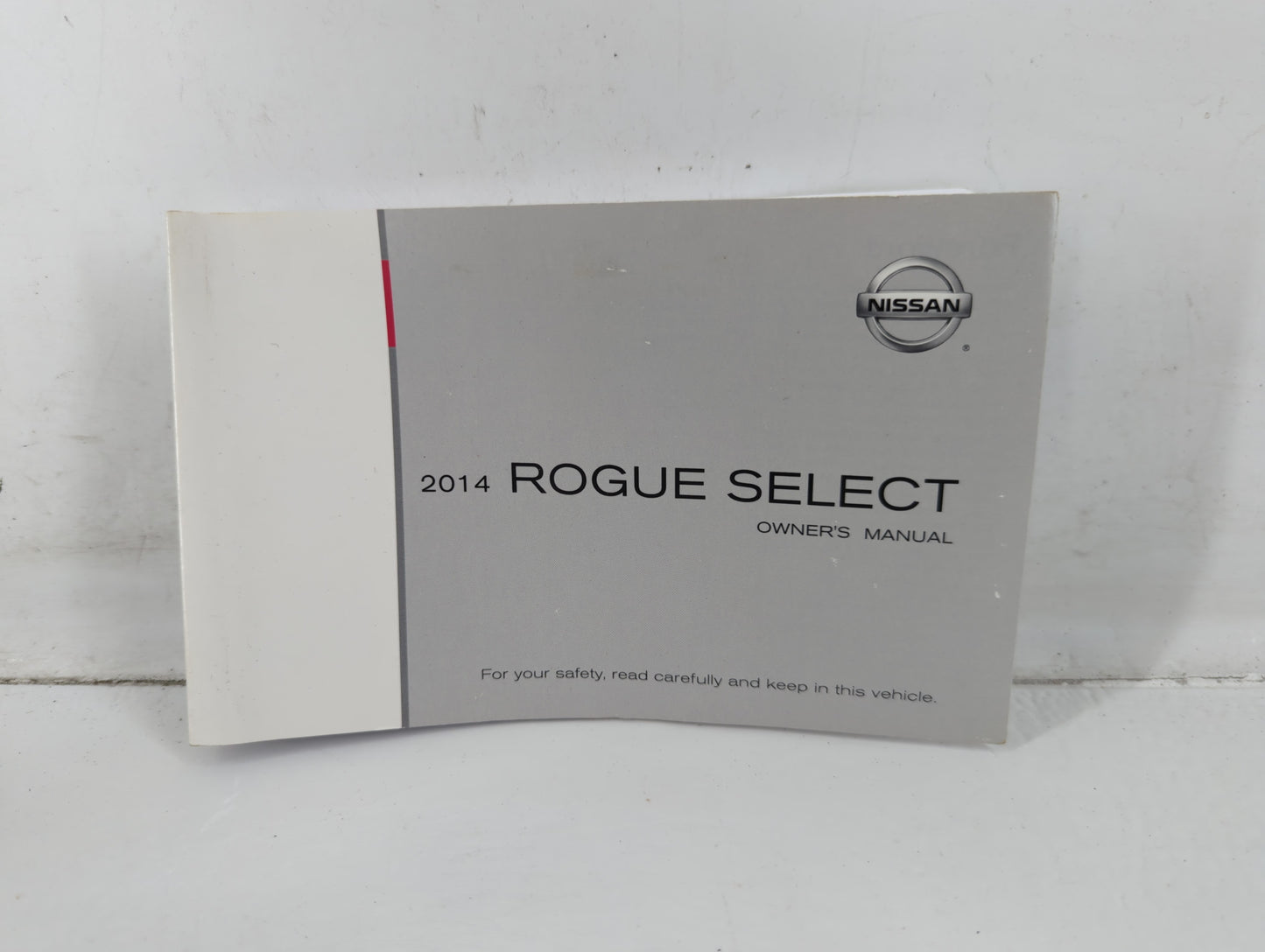 2014 Nissan Rogue Select Owners Manual Book Guide OEM Used Auto Parts - Oemusedautoparts1.com