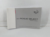 2014 Nissan Rogue Select Owners Manual Book Guide OEM Used Auto Parts - Oemusedautoparts1.com