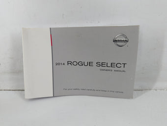 compare product 2014 Nissan Rogue Select Owners Manual Book Guide OEM Used Auto Parts