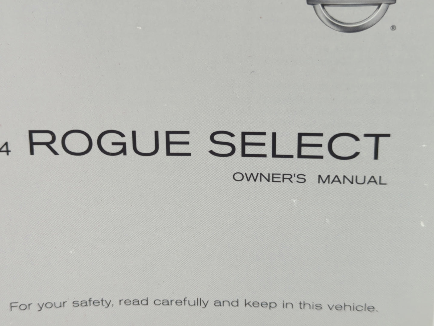 2014 Nissan Rogue Select Owners Manual Book Guide OEM Used Auto Parts - Oemusedautoparts1.com