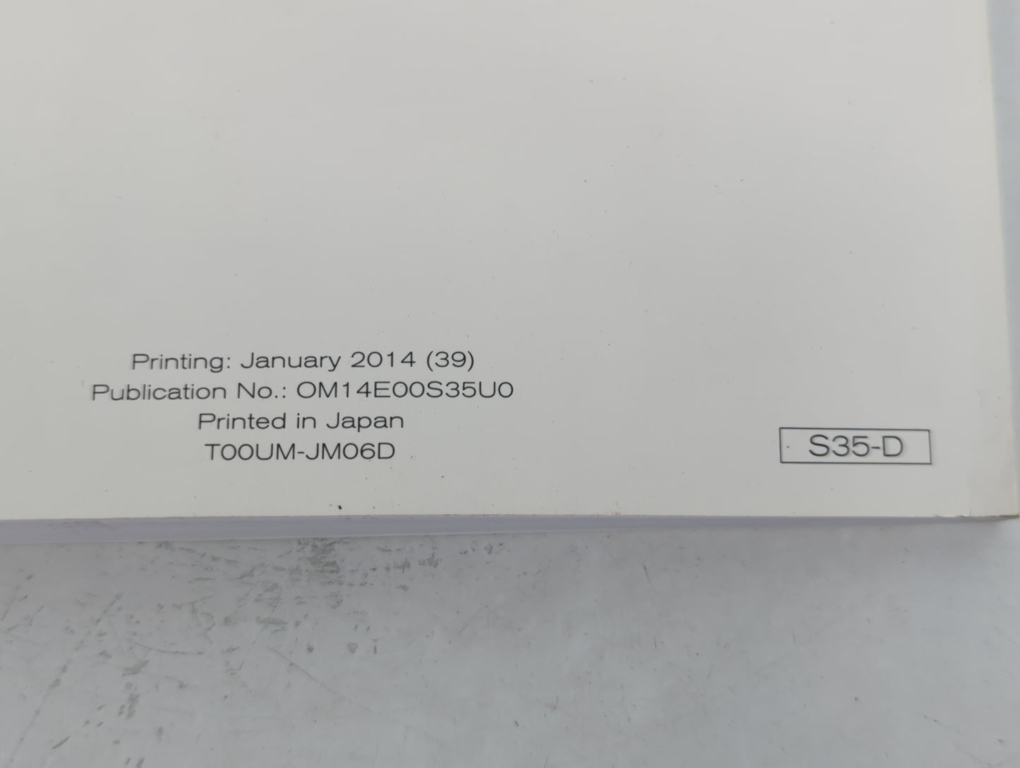 2014 Nissan Rogue Select Owners Manual Book Guide OEM Used Auto Parts - Oemusedautoparts1.com