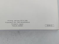 2014 Nissan Rogue Select Owners Manual Book Guide OEM Used Auto Parts - Oemusedautoparts1.com