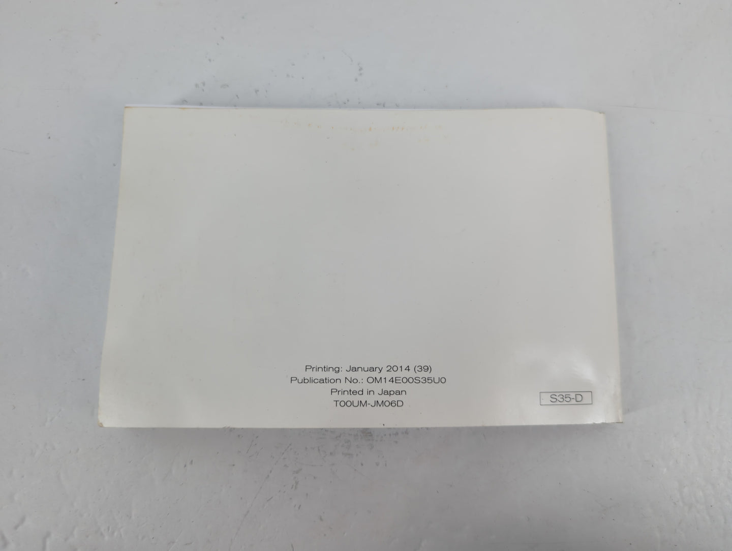2014 Nissan Rogue Select Owners Manual Book Guide OEM Used Auto Parts - Oemusedautoparts1.com