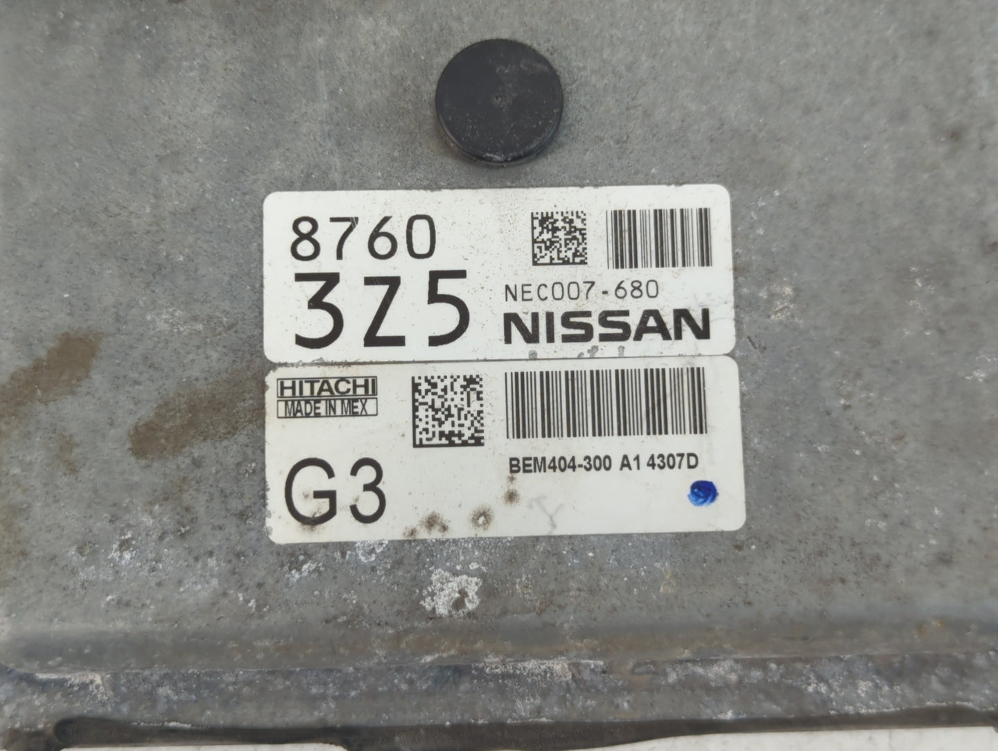 2013-2015 Nissan Sentra PCM Engine Control Computer ECU ECM PCU OEM P/N:NEC007-680 Fits Fits 2013 2014 2015 OEM Used Auto Pa