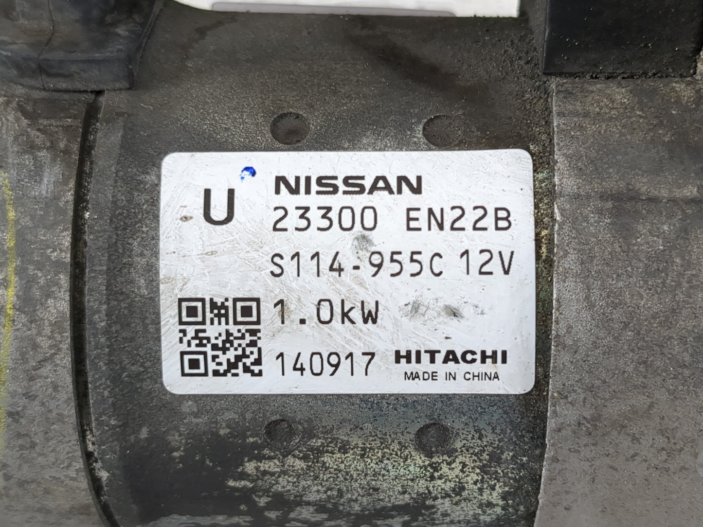 2013-2019 Nissan Sentra Car Starter Motor Solenoid OEM P/N:23300 EN22B Fits Fits 2013 2014 2015 2016 2017 2018 2019 2020 OEM