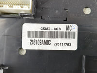 2014 Nissan Sentra Instrument Cluster Speedometer Gauges P/N:248109AM0C Fits OEM Used Auto Parts - Oemusedautoparts1.com