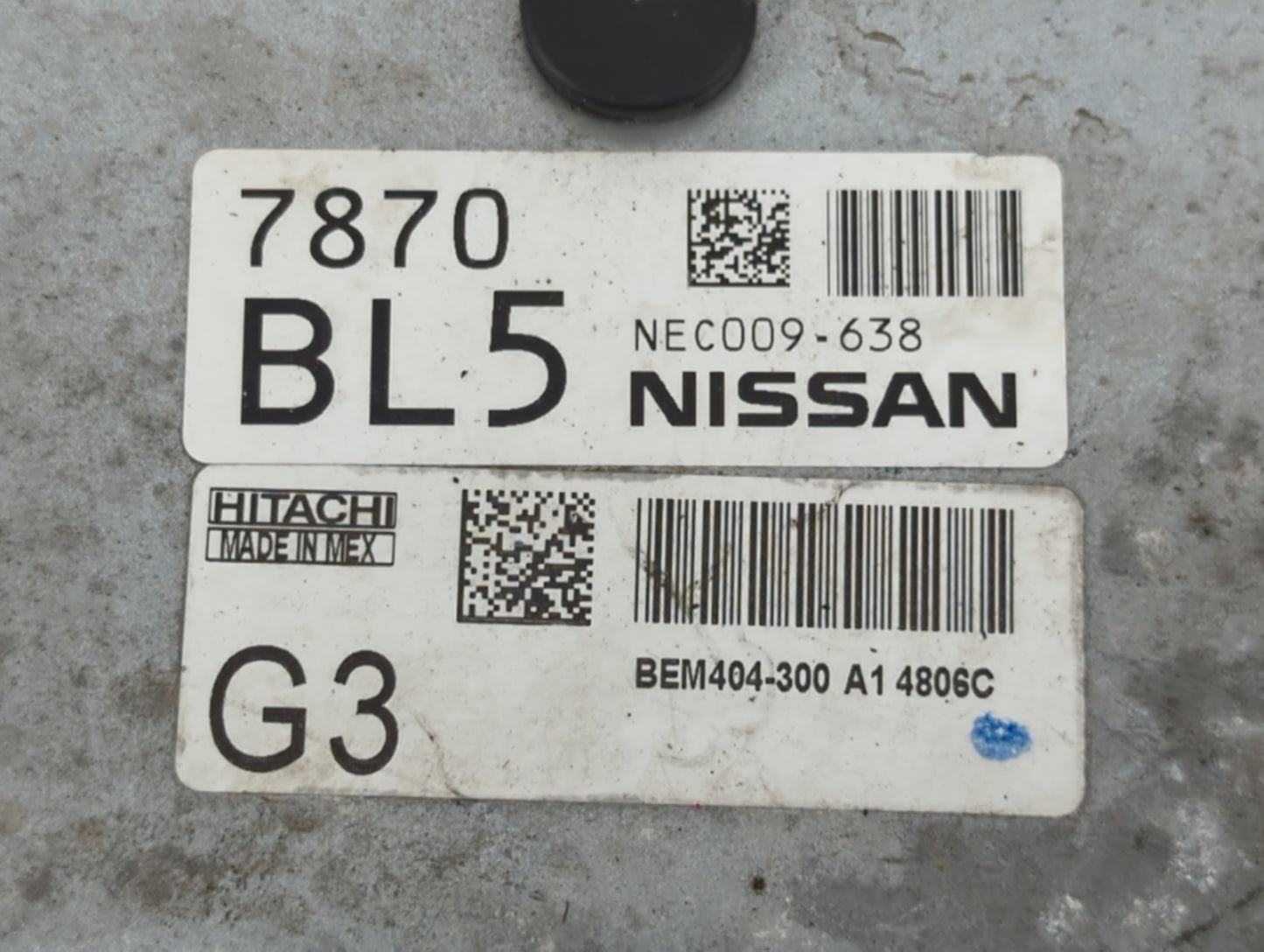 2013-2015 Nissan Sentra PCM Engine Control Computer ECU ECM PCU OEM P/N:NEC009-638 Fits Fits 2013 2014 2015 OEM Used Auto Pa