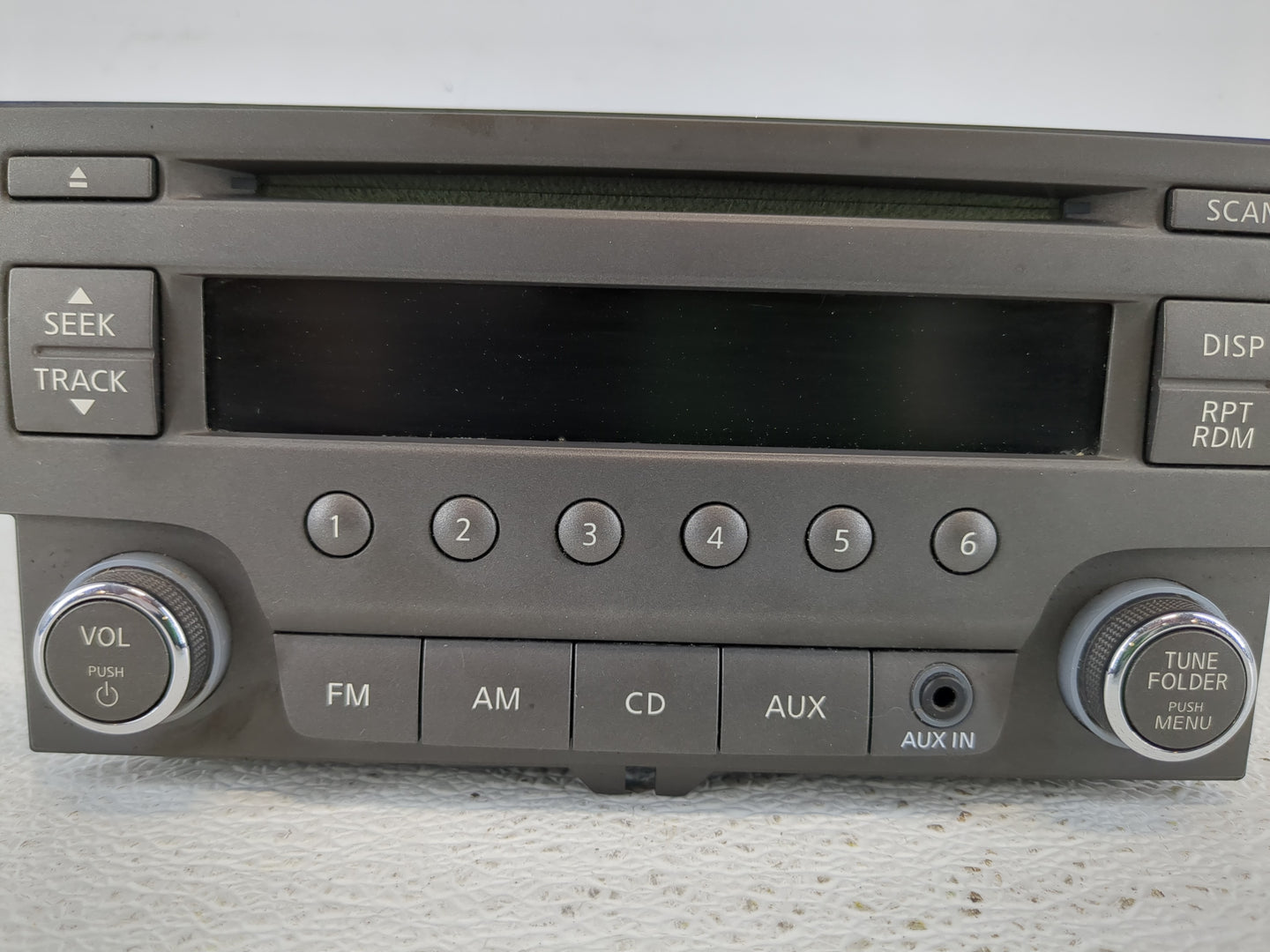 2013-2014 Nissan Sentra Radio AM FM Cd Player Receiver Replacement P/N:28185 3RA2A Fits Fits 2013 2014 OEM Used Auto Parts -