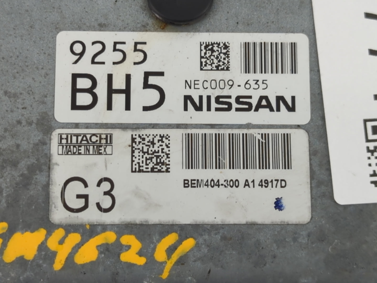 2013-2015 Nissan Sentra PCM Engine Control Computer ECU ECM PCU OEM P/N:BEM404-300 A14917D Fits Fits 2013 2014 2015 OEM Used
