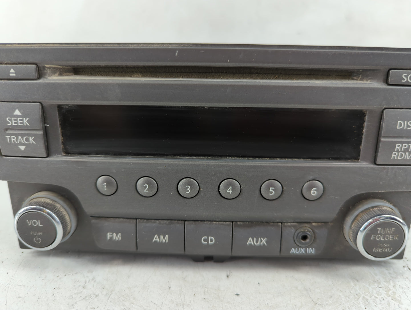 2013-2014 Nissan Sentra Radio AM FM Cd Player Receiver Replacement Fits Fits 2013 2014 OEM Used Auto Parts - Oemusedautopart