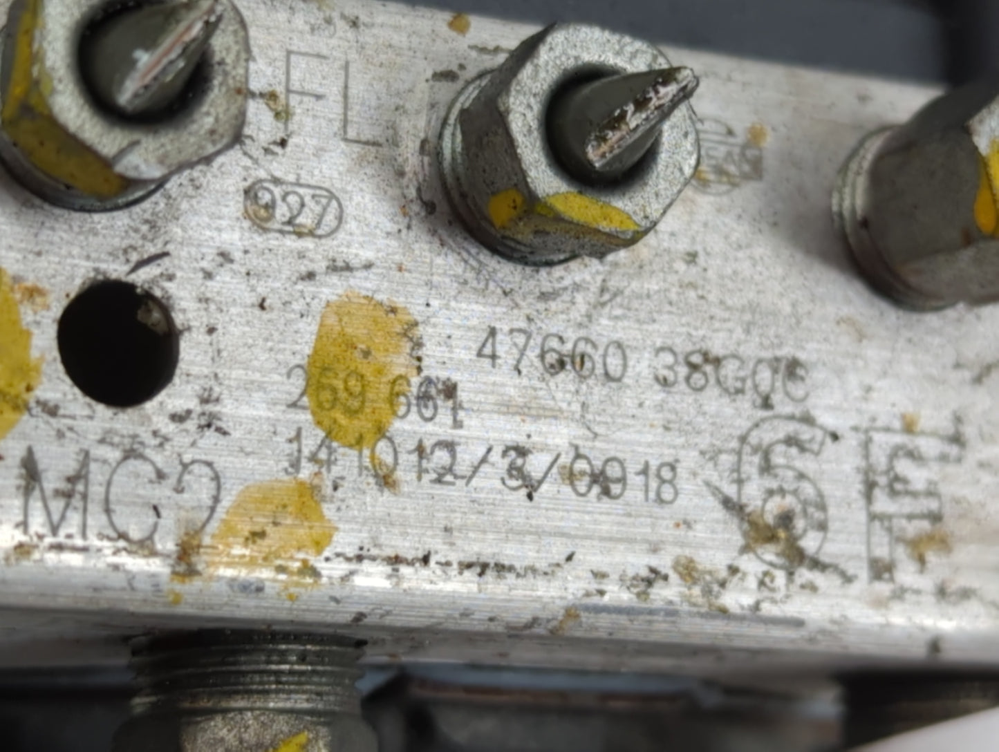 2014 Nissan Sentra ABS Pump Control Module Replacement P/N:269 661 47660 38G06 Fits OEM Used Auto Parts - Oemusedautoparts1.