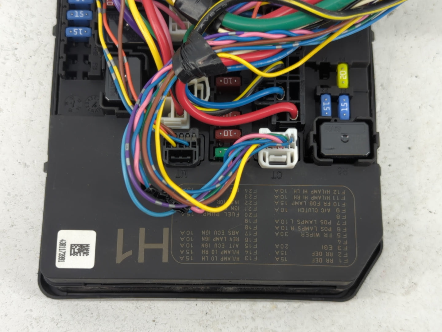 2013-2019 Nissan Sentra Fusebox Fuse Box Panel Relay Module P/N:4381173991 Fits Fits 2013 2014 2015 2016 2017 2018 2019 OEM 