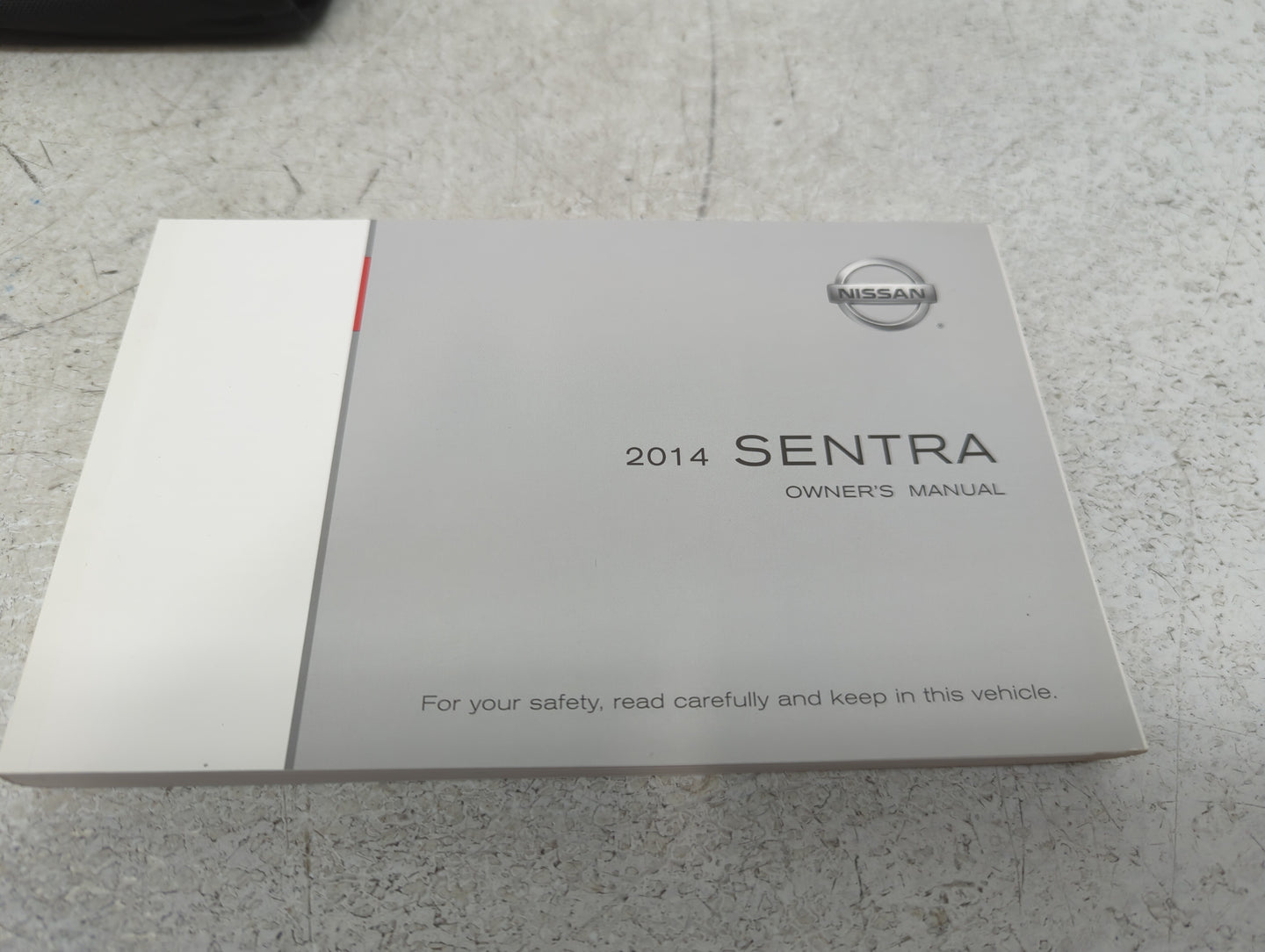 2014 Nissan Sentra Owners Manual Book Guide P/N:OM14E 0B17U1 OEM Used Auto Parts - Oemusedautoparts1.com