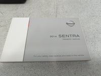 2014 Nissan Sentra Owners Manual Book Guide P/N:OM14E 0B17U1 OEM Used Auto Parts - Oemusedautoparts1.com