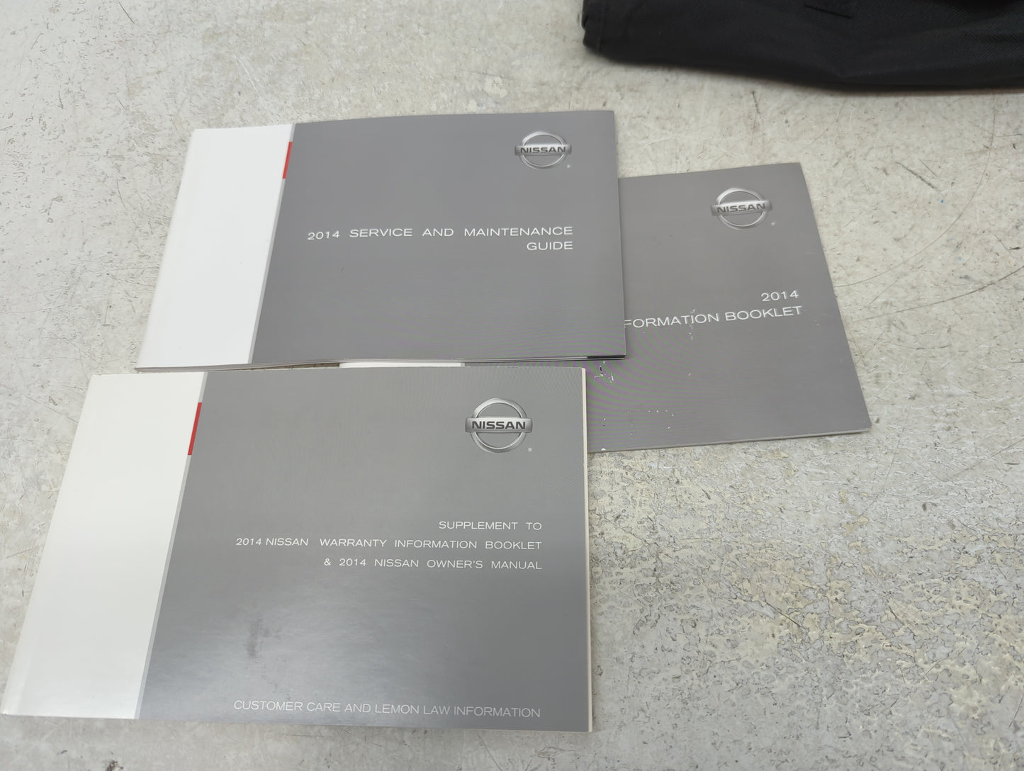 2014 Nissan Sentra Owners Manual Book Guide P/N:OM14E 0B17U1 OEM Used Auto Parts - Oemusedautoparts1.com