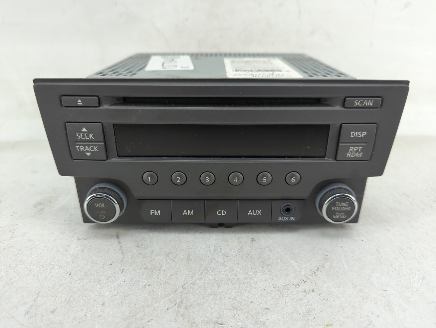 2013-2014 Nissan Sentra Radio AM FM Cd Player Receiver Replacement P/N:28185 3RA2A Fits Fits 2013 2014 OEM Used Auto Parts -
