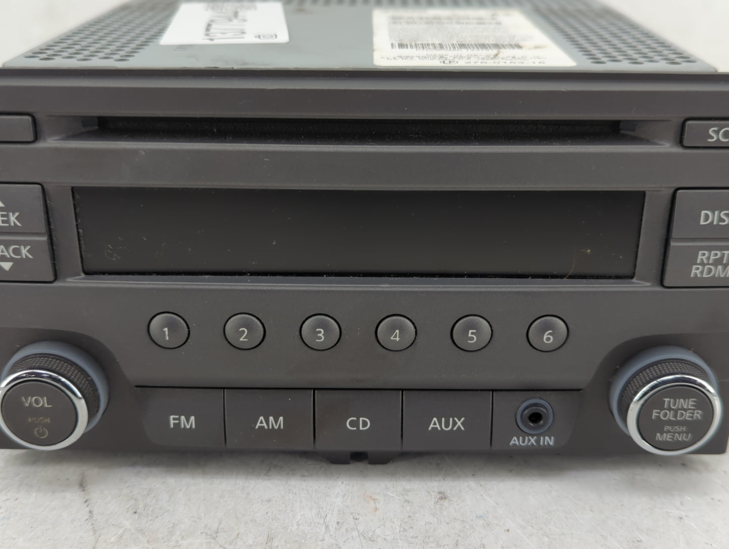 2013-2014 Nissan Sentra Radio AM FM Cd Player Receiver Replacement P/N:28185 3RA2A Fits Fits 2013 2014 OEM Used Auto Parts -