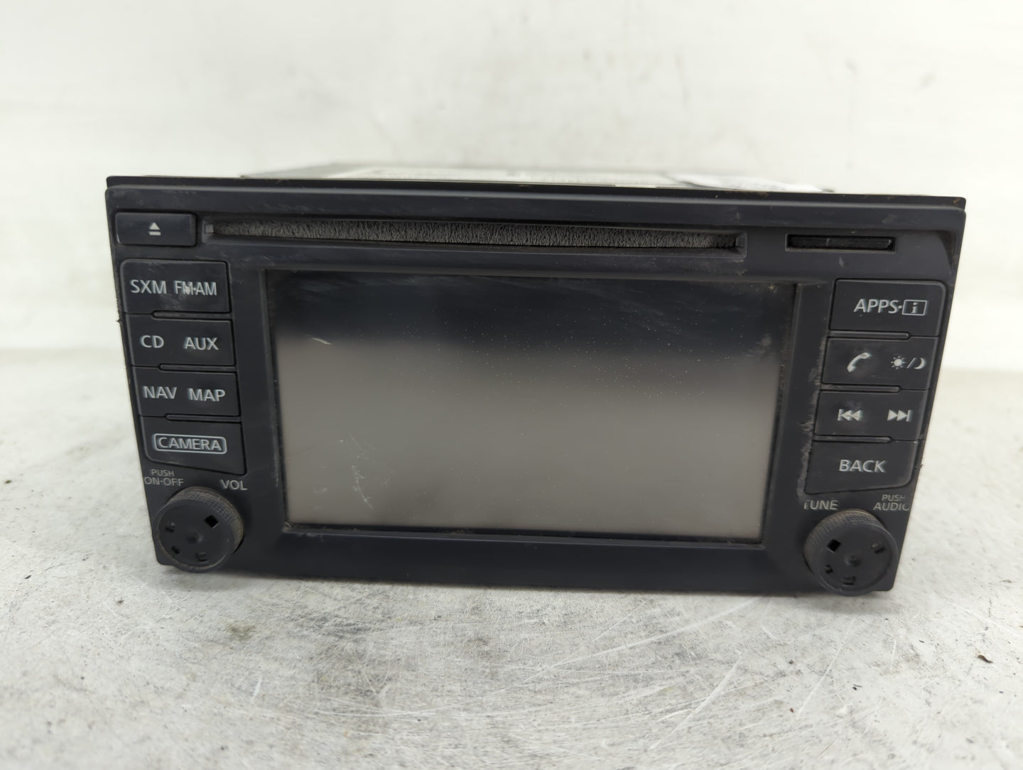 2014 Nissan Sentra Radio AM FM Cd Player Receiver Replacement P/N:7 612 651 259159JE0A Fits Fits 2015 OEM Used Auto Parts - 