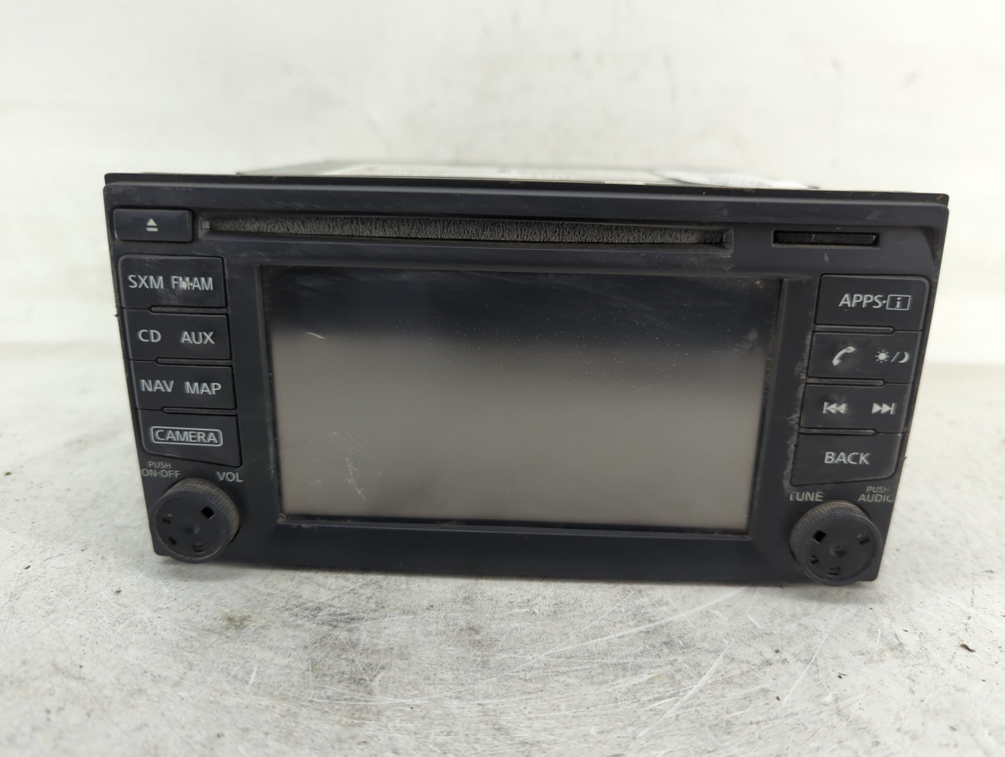 2014 Nissan Sentra Radio AM FM Cd Player Receiver Replacement P/N:7 612 651 259159JE0A Fits Fits 2015 OEM Used Auto Parts - 