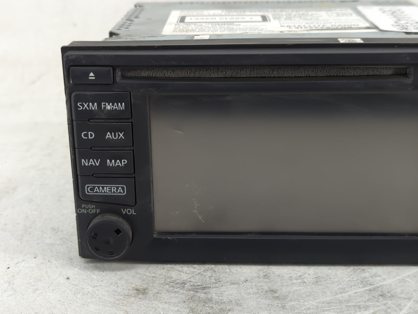 2014 Nissan Sentra Radio AM FM Cd Player Receiver Replacement P/N:7 612 651 259159JE0A Fits Fits 2015 OEM Used Auto Parts - 