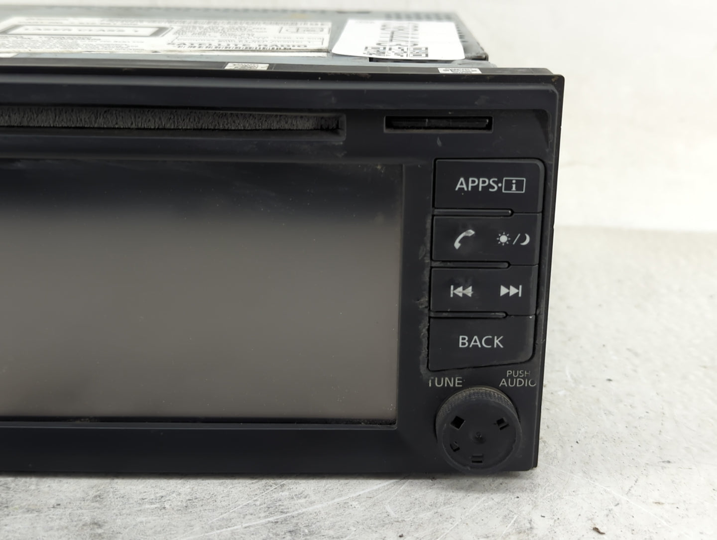 2014 Nissan Sentra Radio AM FM Cd Player Receiver Replacement P/N:7 612 651 259159JE0A Fits Fits 2015 OEM Used Auto Parts - 