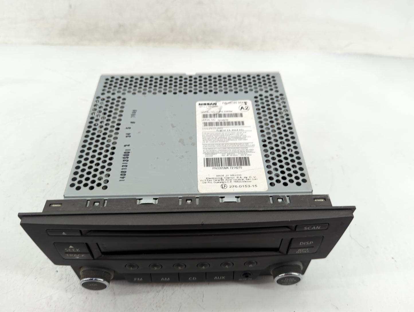 2013-2014 Nissan Sentra Radio AM FM Cd Player Receiver Replacement P/N:28185 3RA2A Fits Fits 2013 2014 OEM Used Auto Parts -