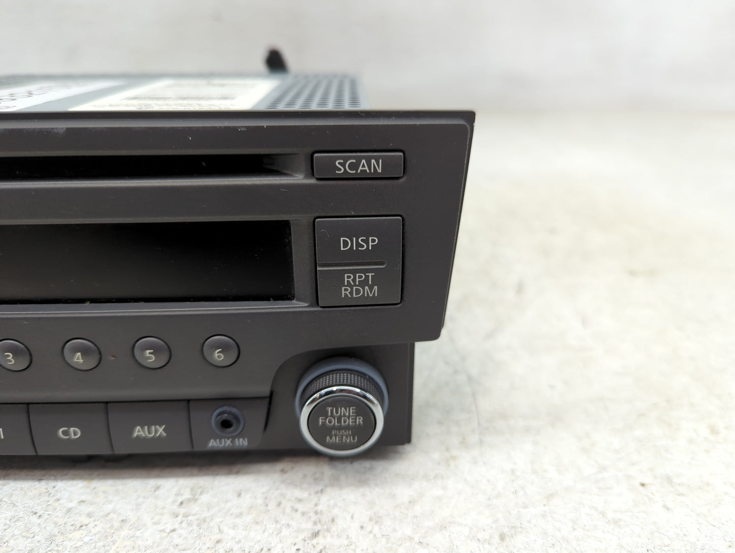 2013-2014 Nissan Sentra Radio AM FM Cd Player Receiver Replacement P/N:281853RA2A Fits Fits 2013 2014 OEM Used Auto Parts - 