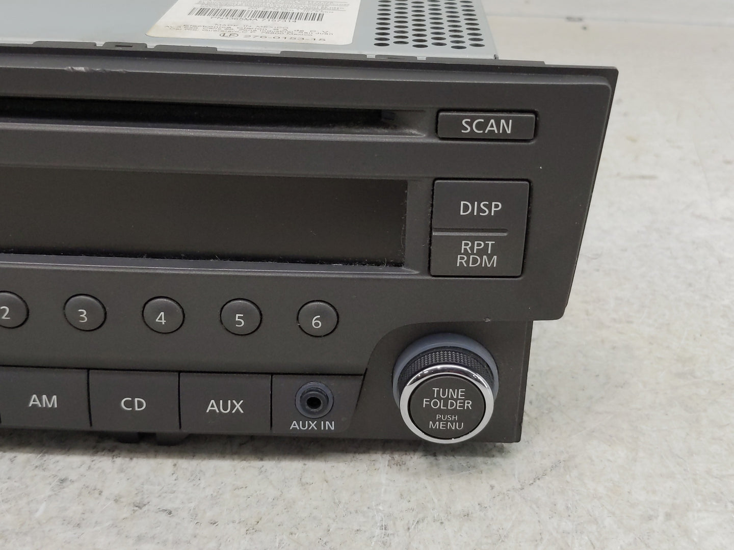 2013-2014 Nissan Sentra Radio AM FM Cd Player Receiver Replacement P/N:28183 3RA2A Fits Fits 2013 2014 OEM Used Auto Parts -