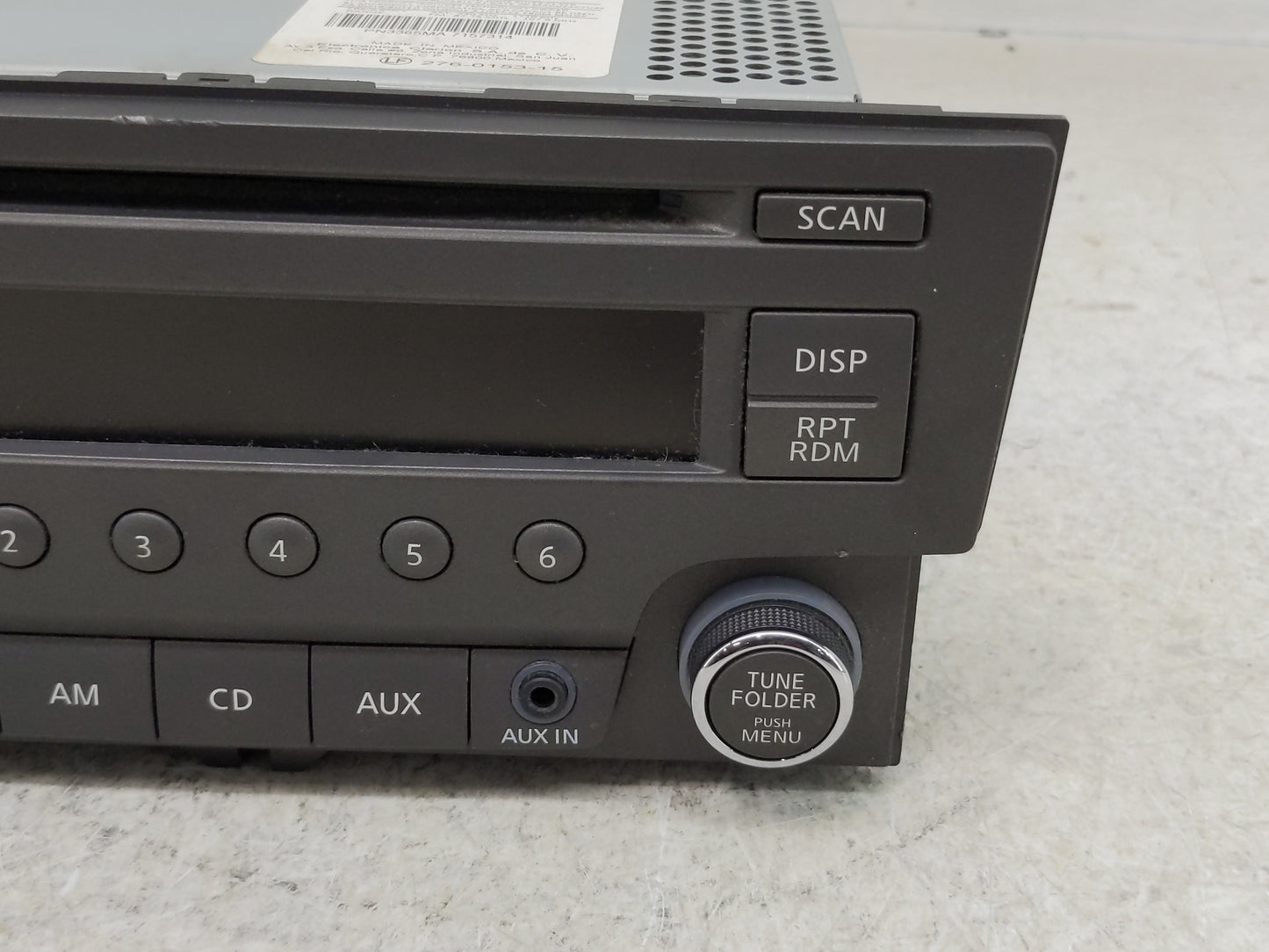2013-2014 Nissan Sentra Radio AM FM Cd Player Receiver Replacement P/N:28183 3RA2A Fits Fits 2013 2014 OEM Used Auto Parts -