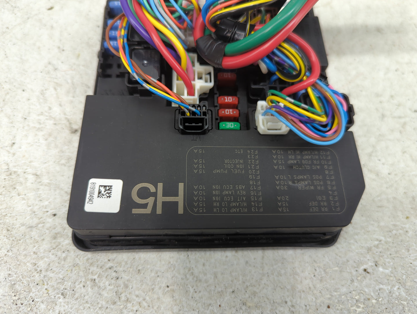 2013-2019 Nissan Sentra Fusebox Fuse Box Panel Relay Module Fits Fits 2013 2014 2015 2016 2017 2018 2019 OEM Used Auto Parts