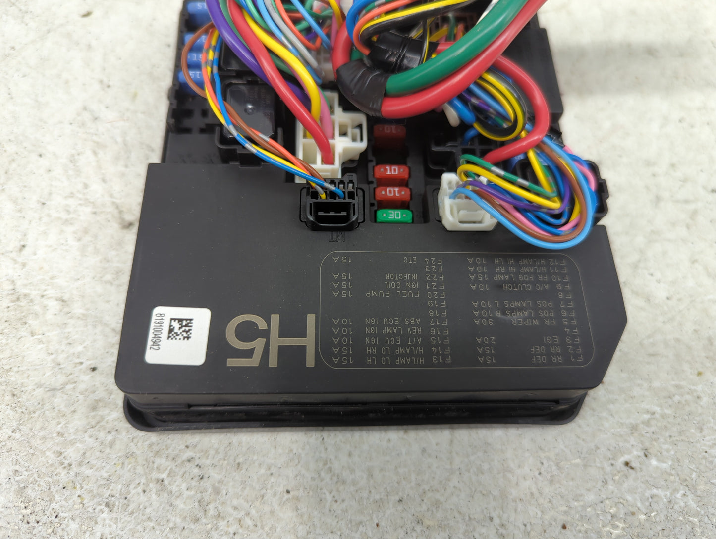2013-2019 Nissan Sentra Fusebox Fuse Box Panel Relay Module Fits Fits 2013 2014 2015 2016 2017 2018 2019 OEM Used Auto Parts