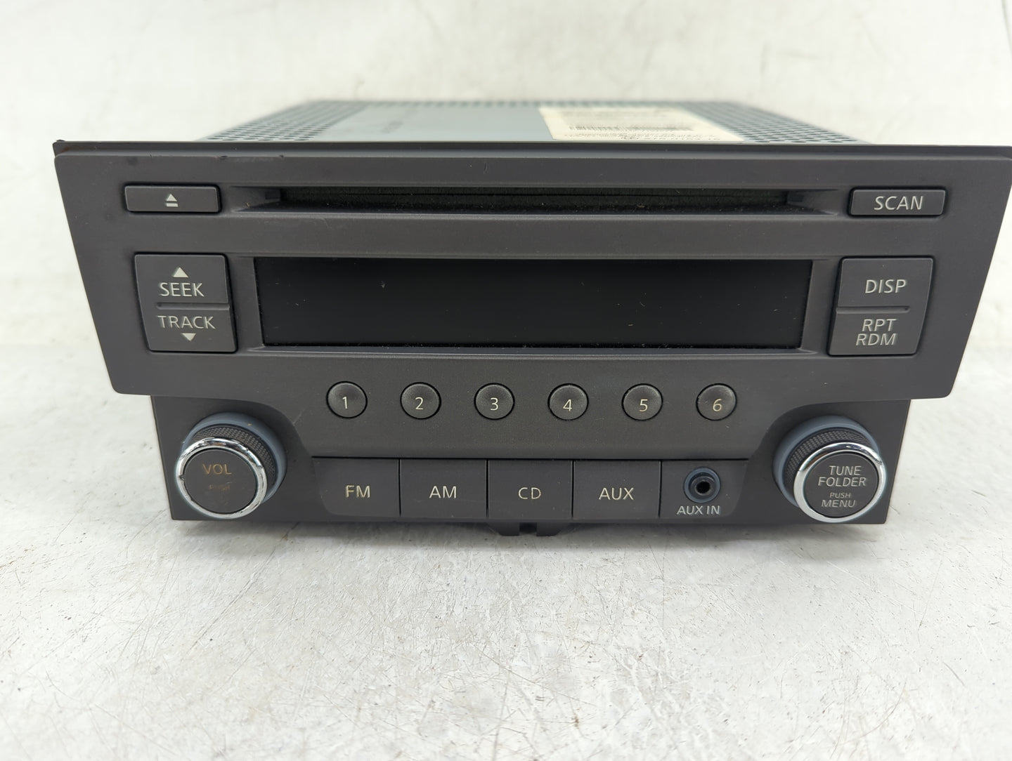 2013-2014 Nissan Sentra Radio AM FM Cd Player Receiver Replacement P/N:28185-3RA2A Fits Fits 2013 2014 OEM Used Auto Parts -